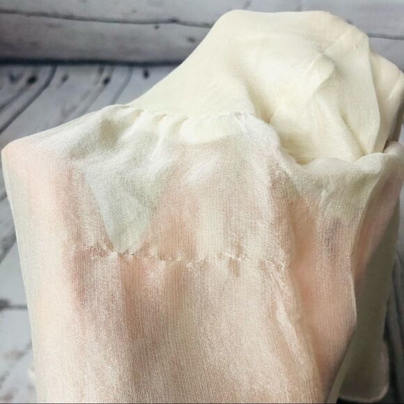 Stella McCartney 100% Silk Blouse Ivory 38/4/S - Picture 4 of 6